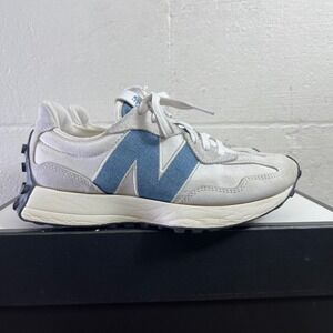 New Balance 327 Reflection Heron Blue Suede Running Shoes Sneakers Women's 8